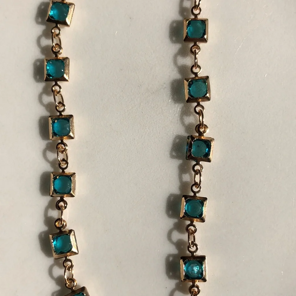 Blue Gold Toned Bracelet - Picture 5 of 7